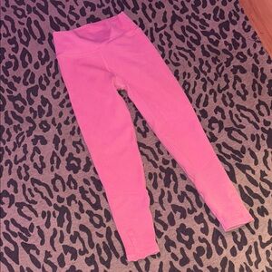 Pink Waffle Offline By Aerie Leggings